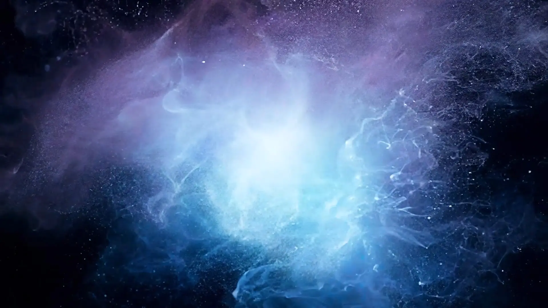 Cosmic Cloud Burst Overlay for Space-Themed Video Projects